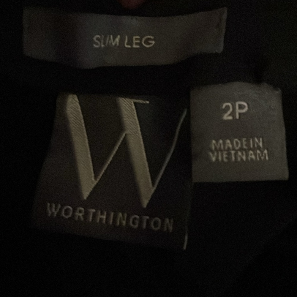 Worthington Slim Leg High Rise Pants - Picture 5 of 5
